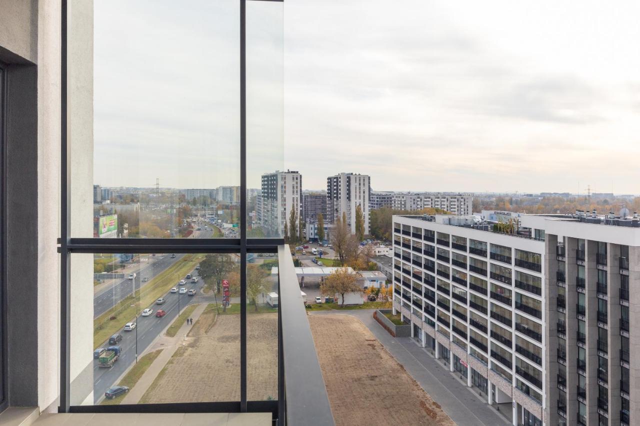 Wola Chic Blue Apartment Warschau Exterior foto