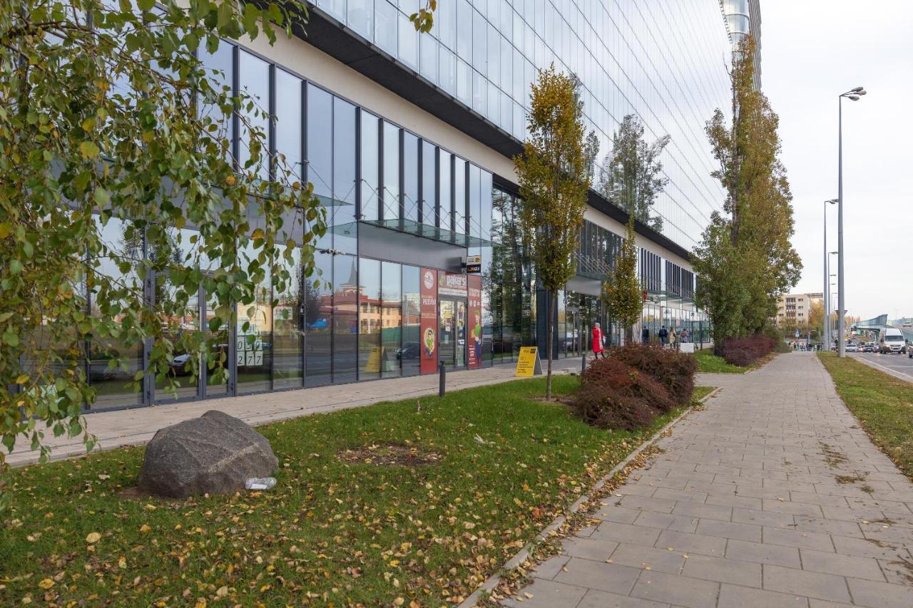 Wola Chic Blue Apartment Warschau Exterior foto